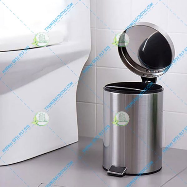 giá thùng rác inox 304