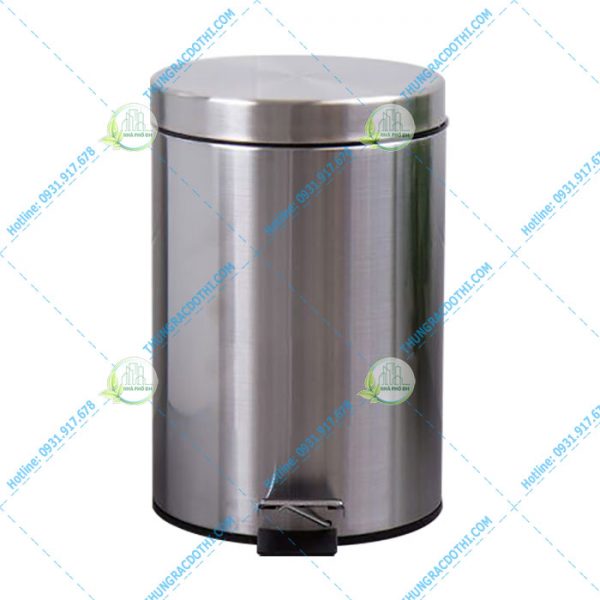 thùng rác inox 12 lít