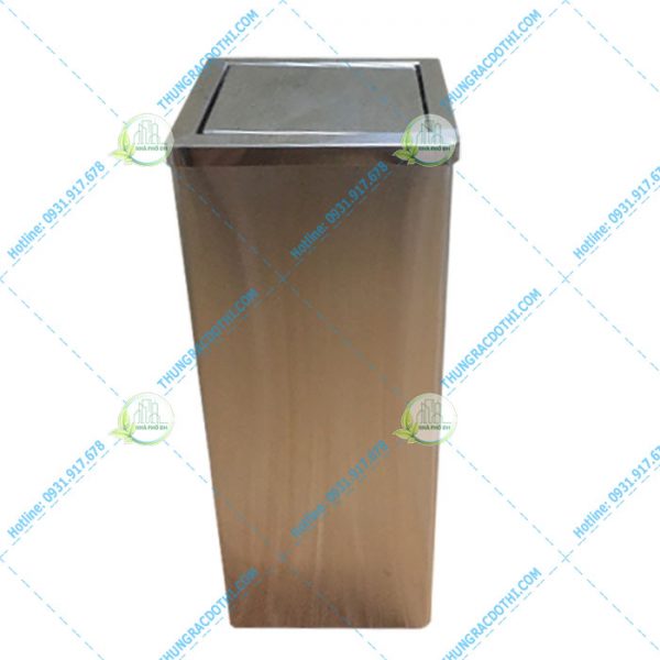 thùng rác inox loại lớn