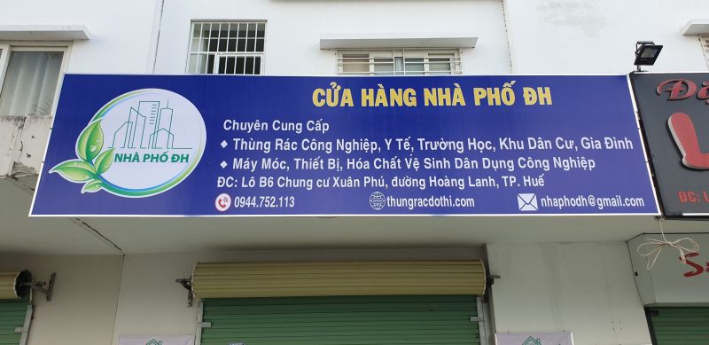 địa chỉ mua thùng rác tại Huế