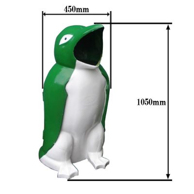 kích thước thùng rác chim cánh cụt